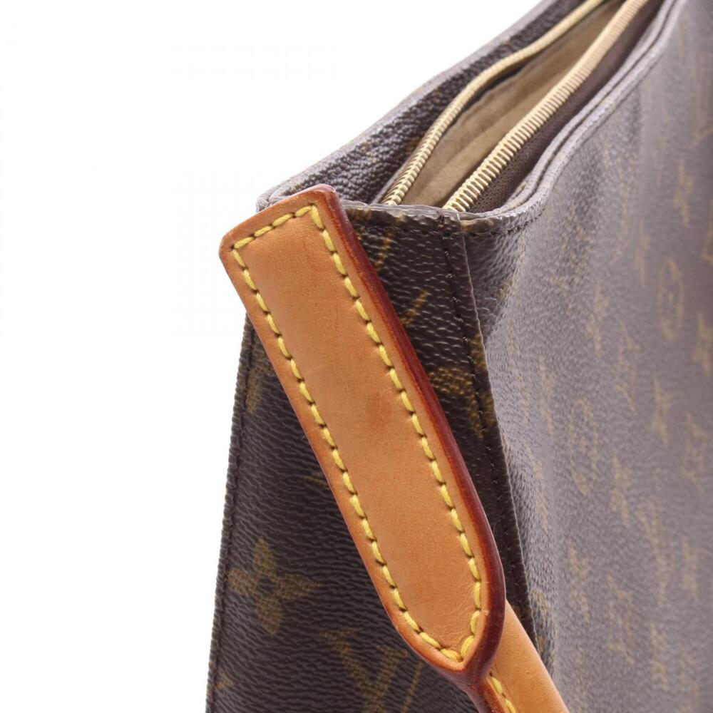 LOUIS VUITTON Brown Monogram Leather Looping MM Shoulder Bag - Picture 9 of 9